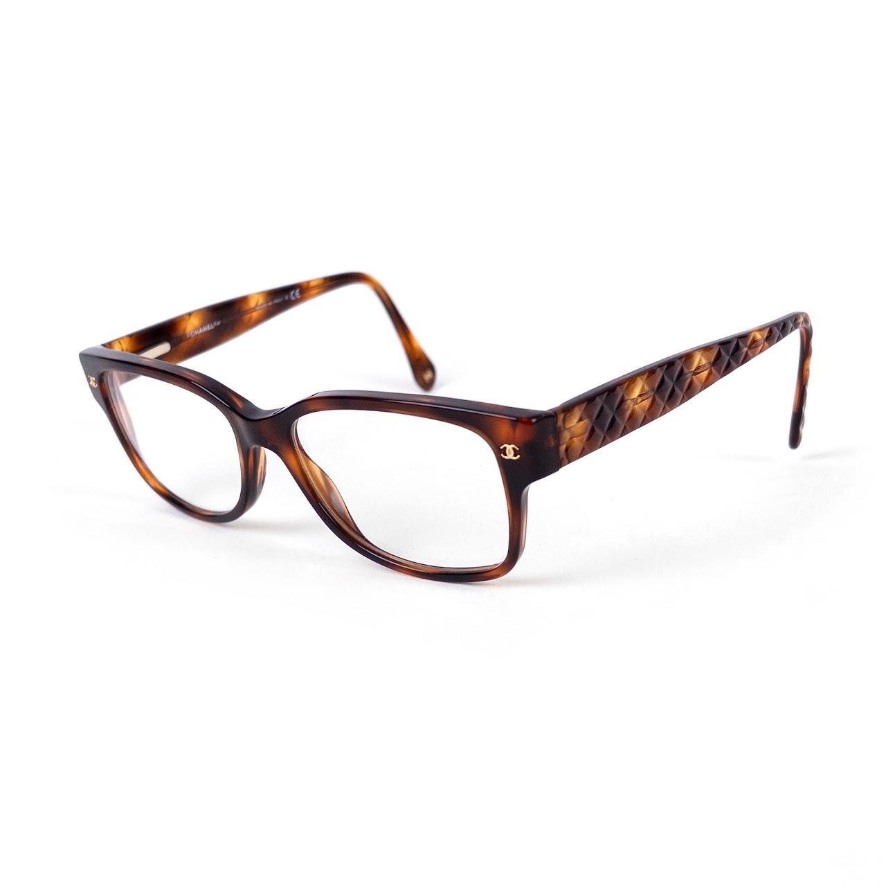 Chanel Faux Tortoise Rx Eyeglasses