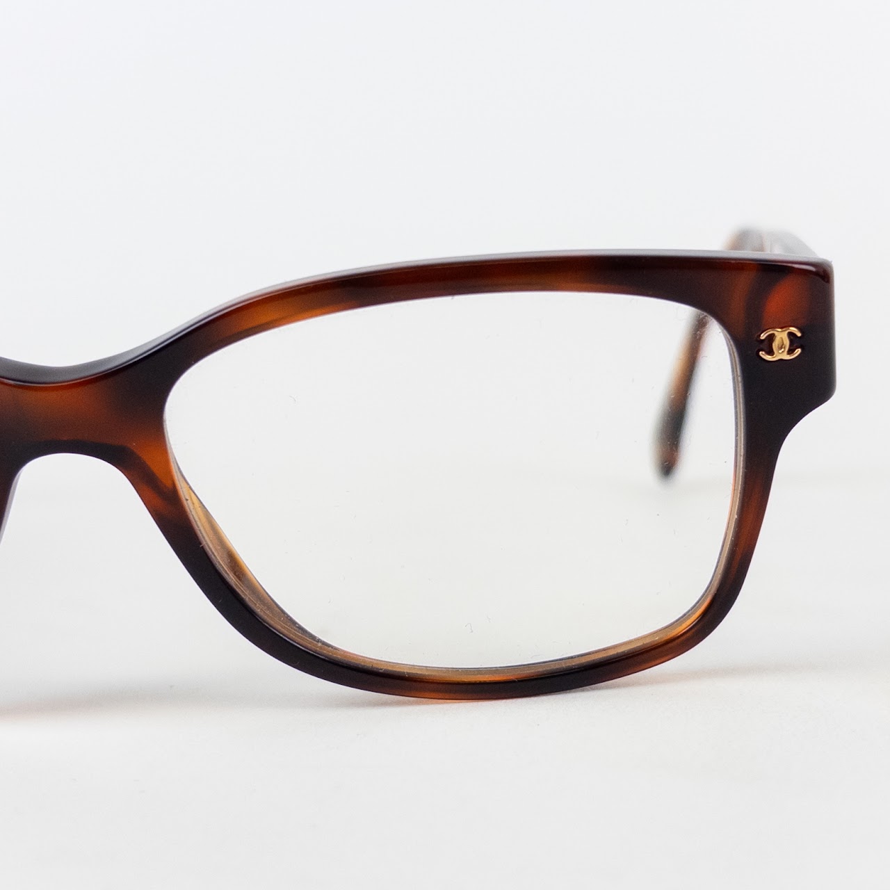 Chanel Faux Tortoise Rx Eyeglasses