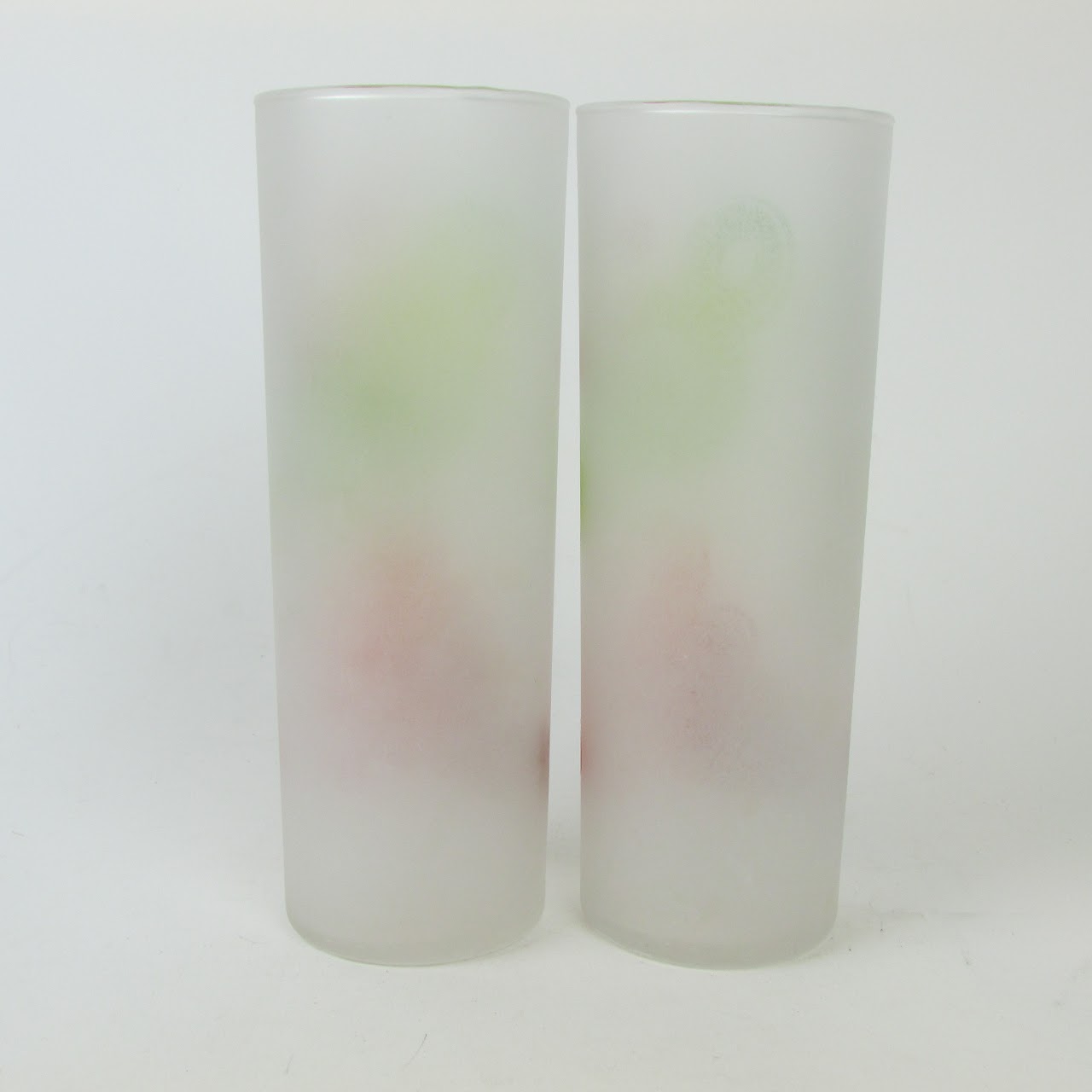 Federal Glass Mid-Century Fruit Highball Set