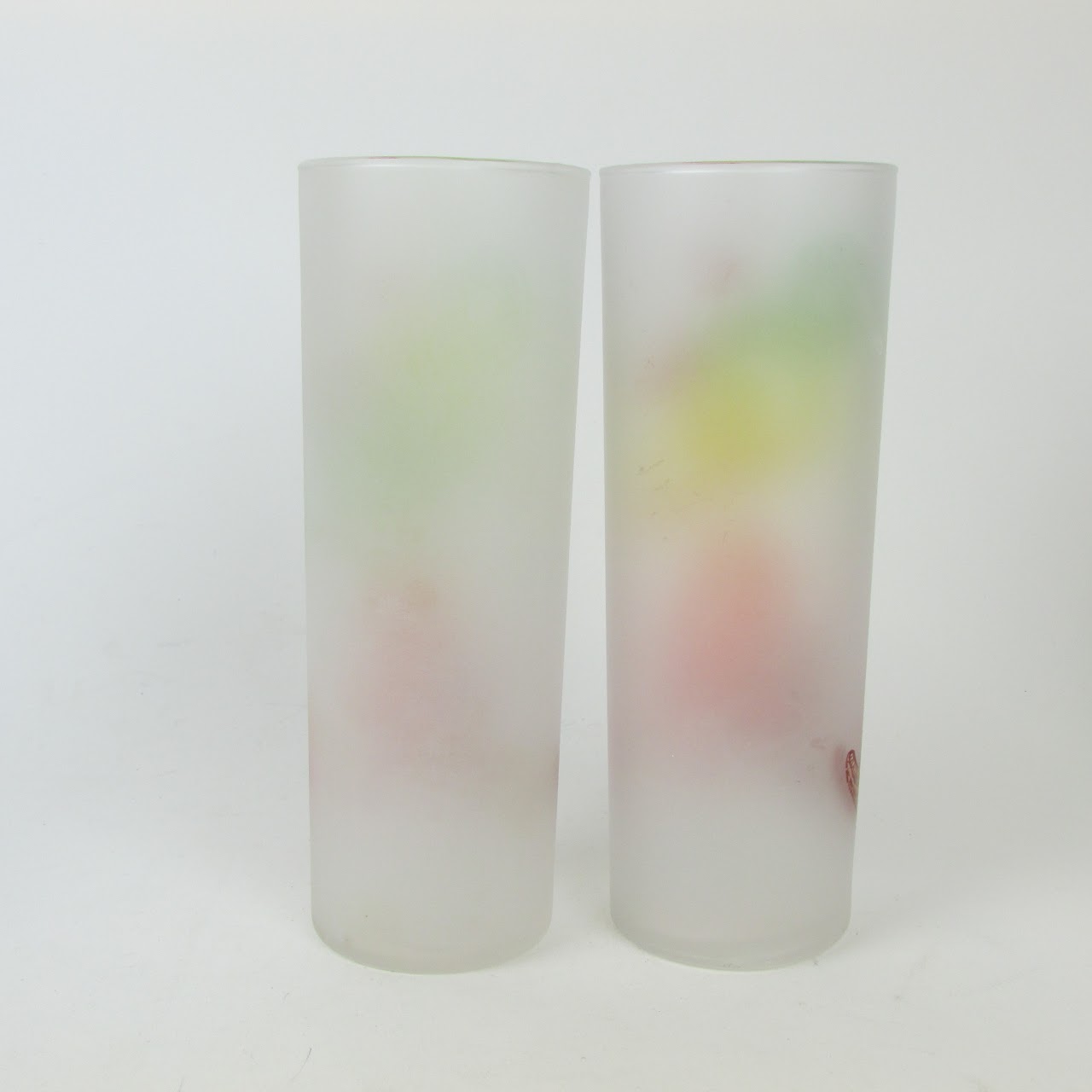 Federal Glass Mid-Century Fruit Highball Set