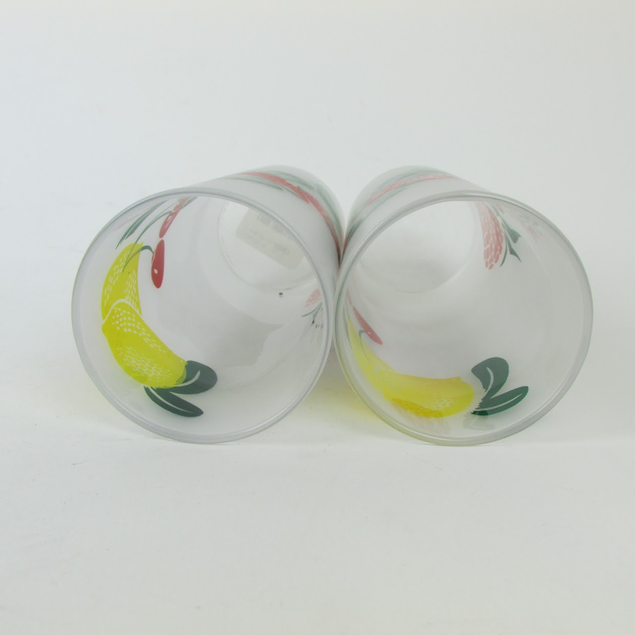 Federal Glass Mid-Century Fruit Highball Set