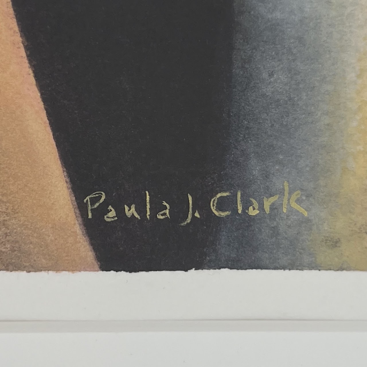 Paula J. Clark Signed Watercolor Painting #3