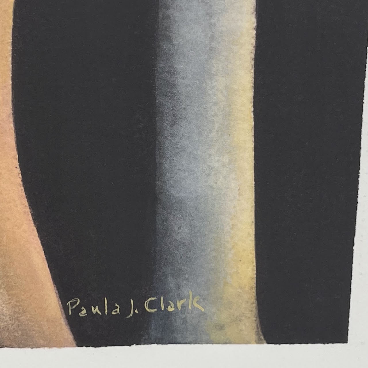 Paula J. Clark Signed Watercolor Painting #3