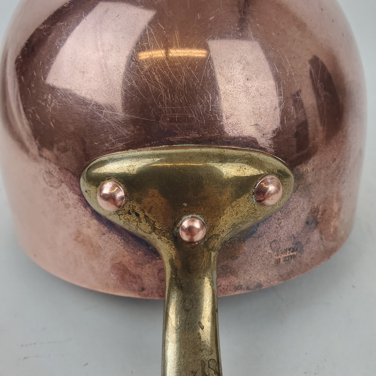 French Copper Zabaglione Pan