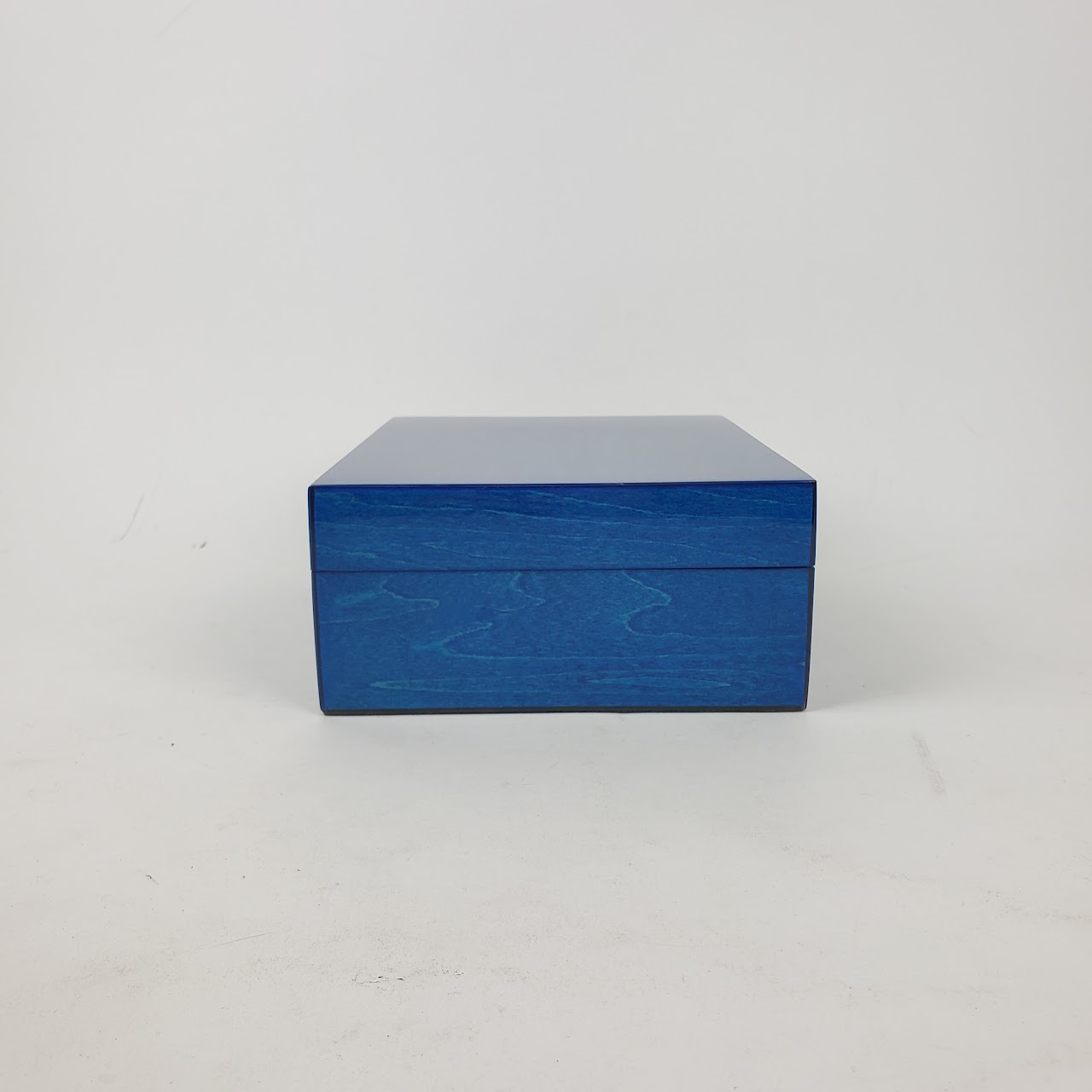 Blue Lacquered Decorative Box