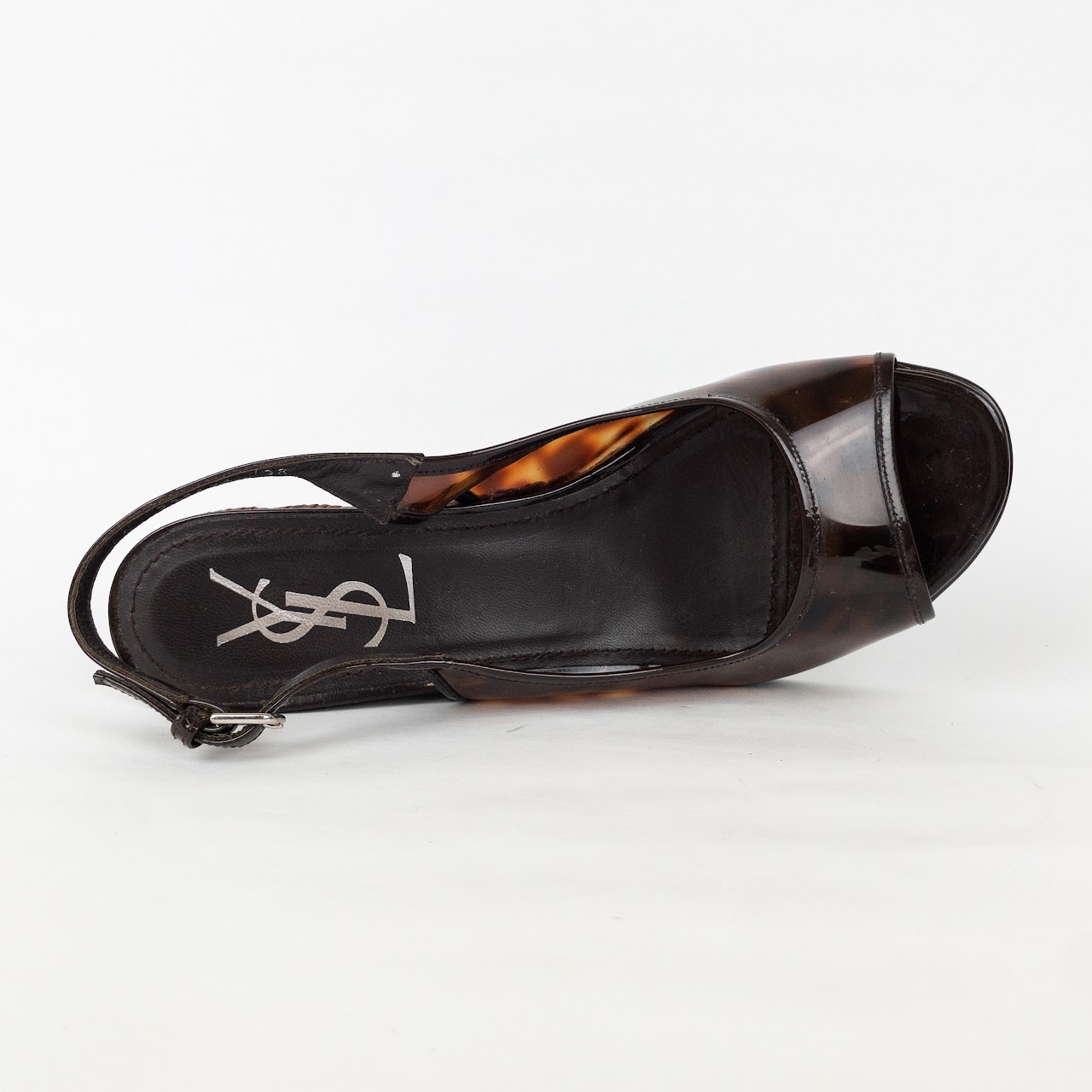 Yves Saint Laurent Woven Wedge Heel