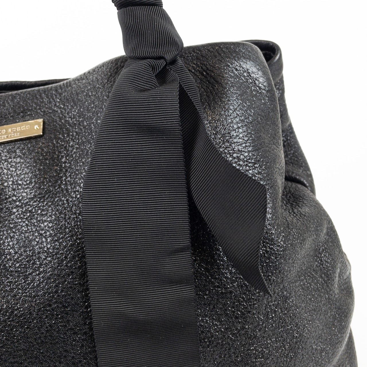 Kate Spade Pebbled Leather Ribbon Handbag