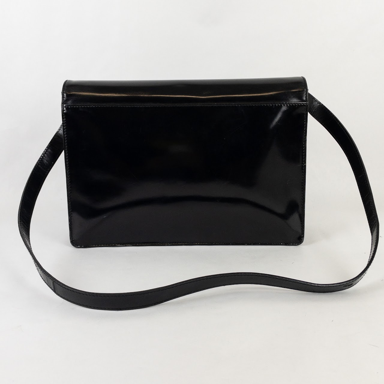 Gucci Vintage Patent Leather Shoulder Bag