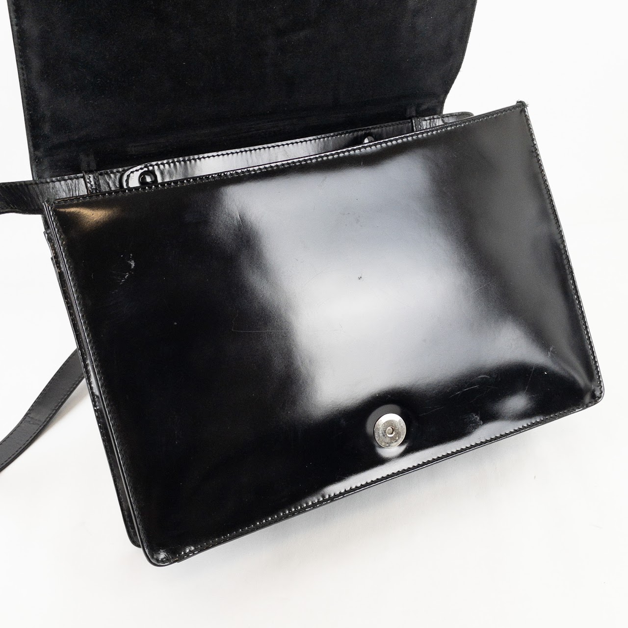 Gucci Vintage Patent Leather Shoulder Bag