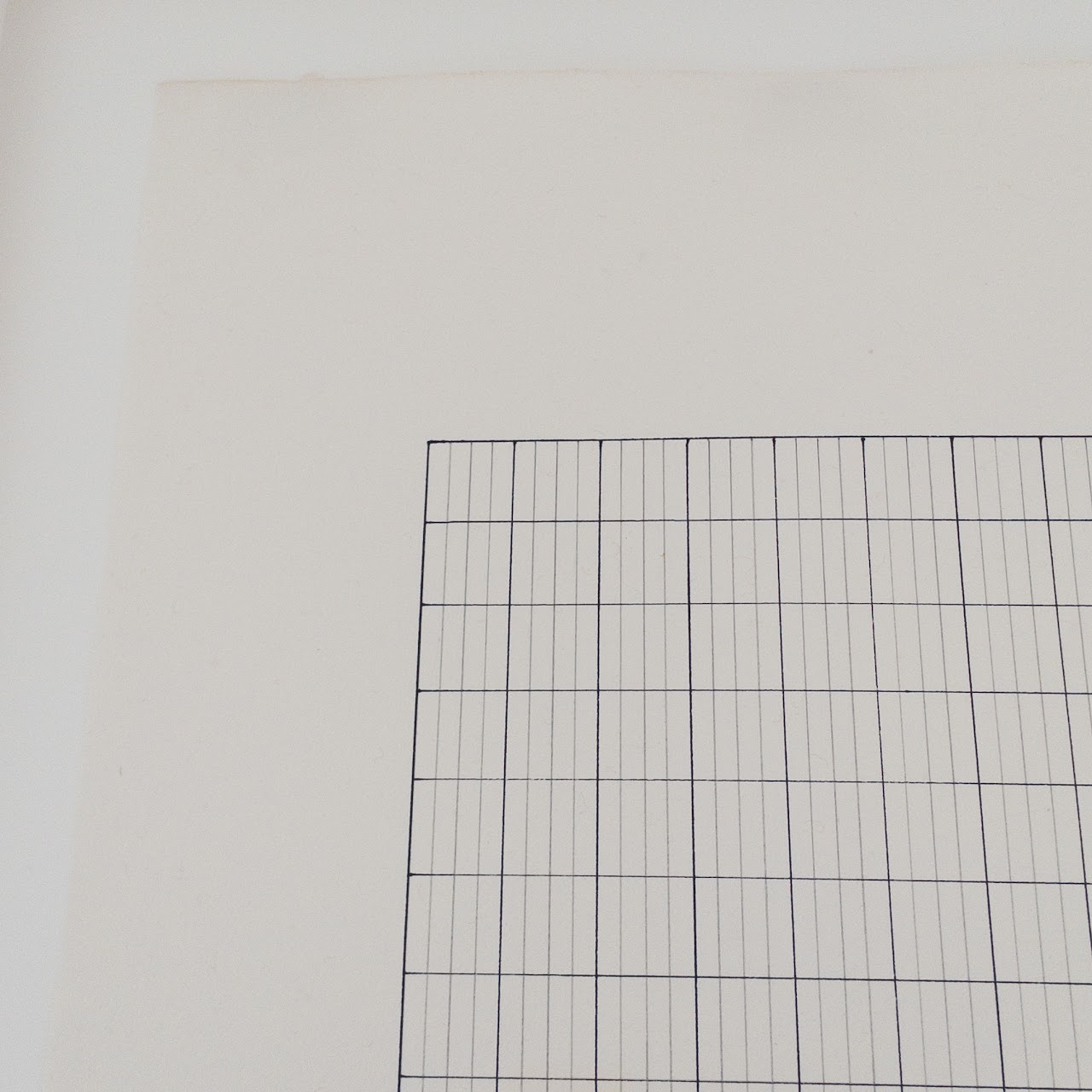 Minimalist Geometric Signed Ink Drawing