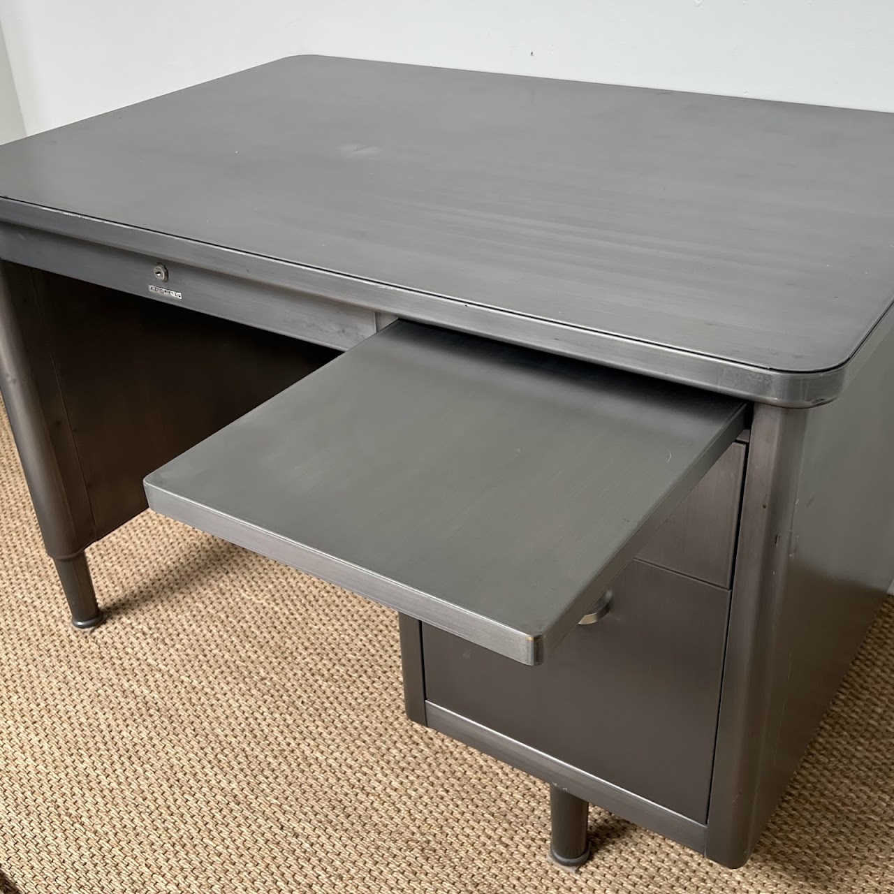 Steelcase Industrial Vintage Tanker Desk