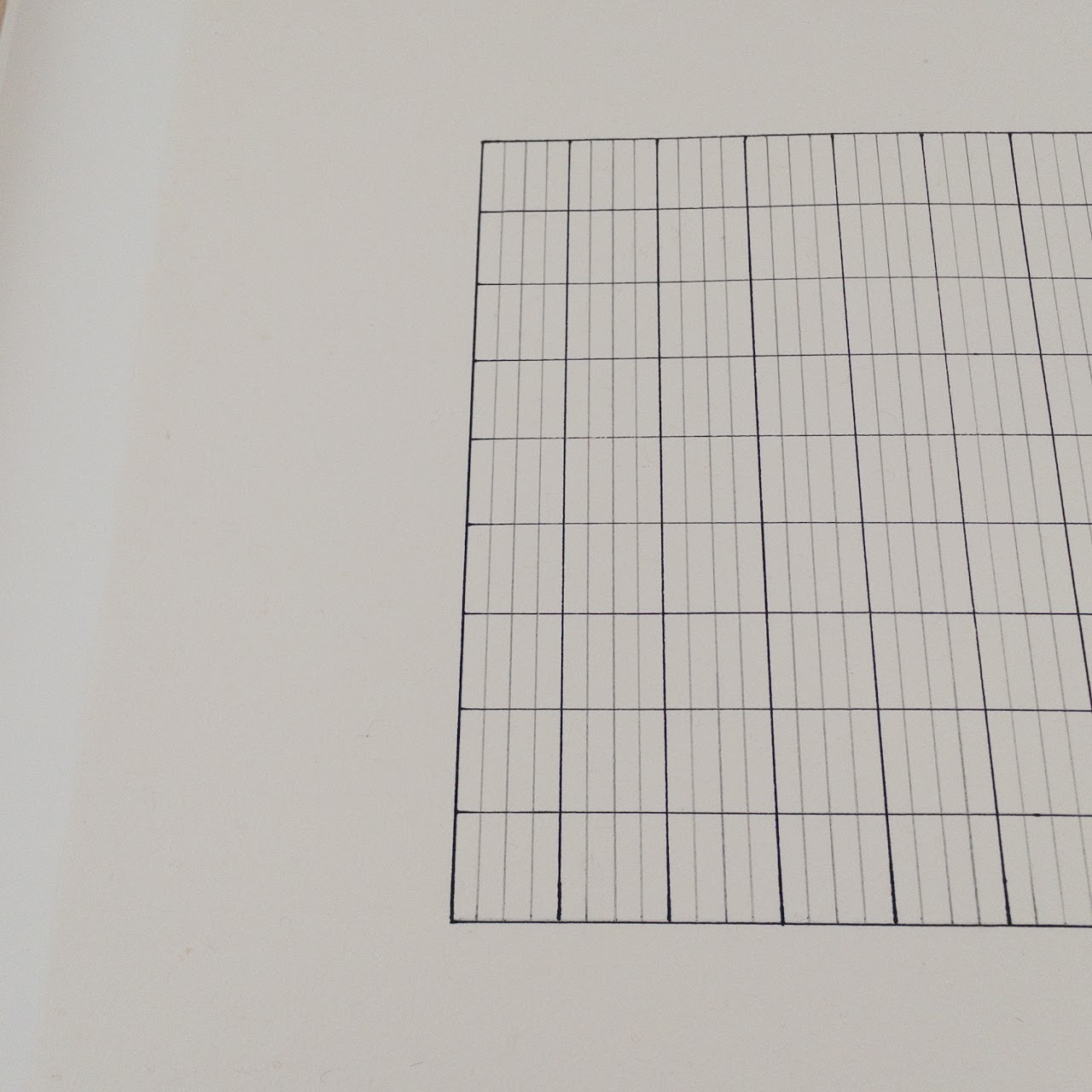 Minimalist Geometric Signed Ink Drawing