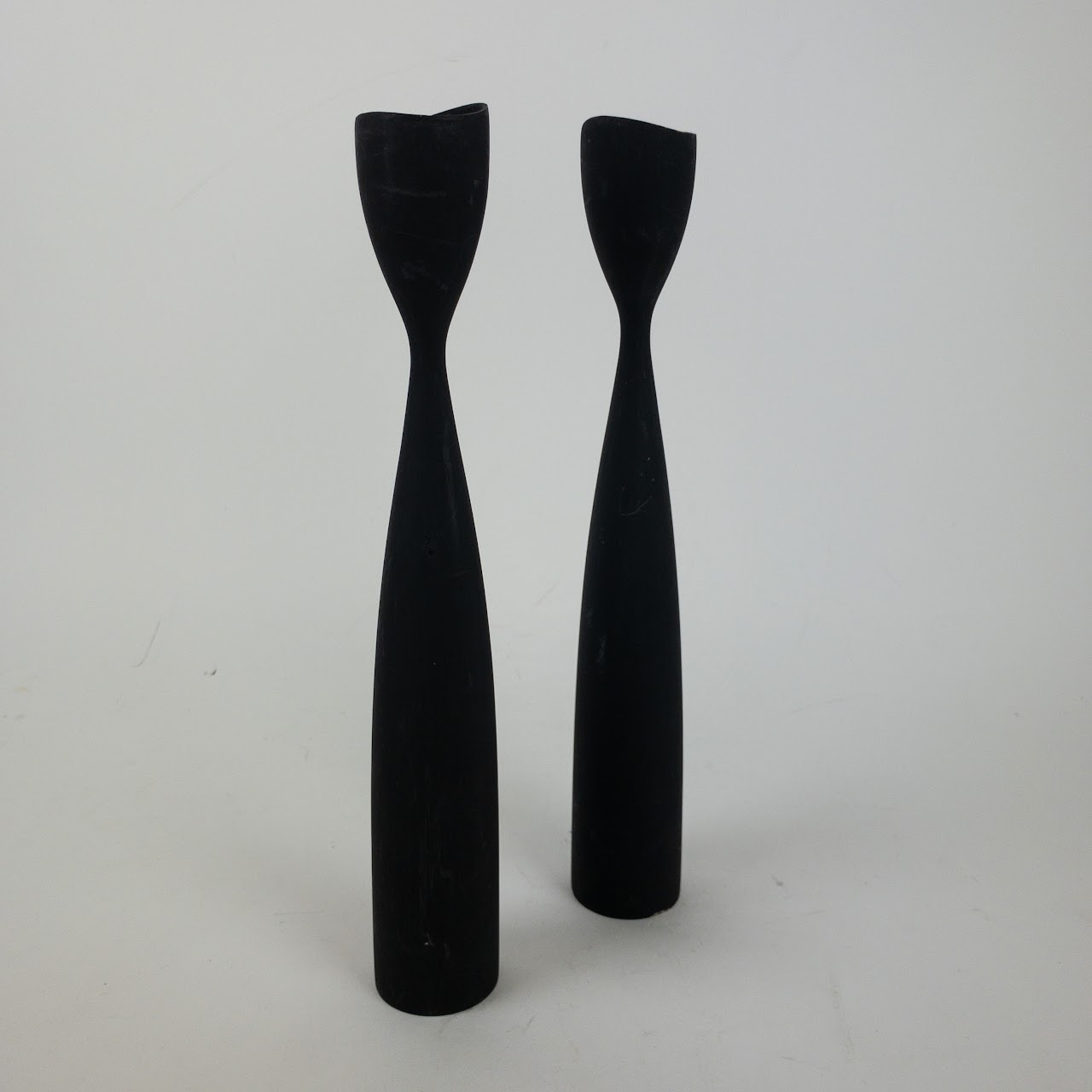 Mid-Century Candle Holder Pair