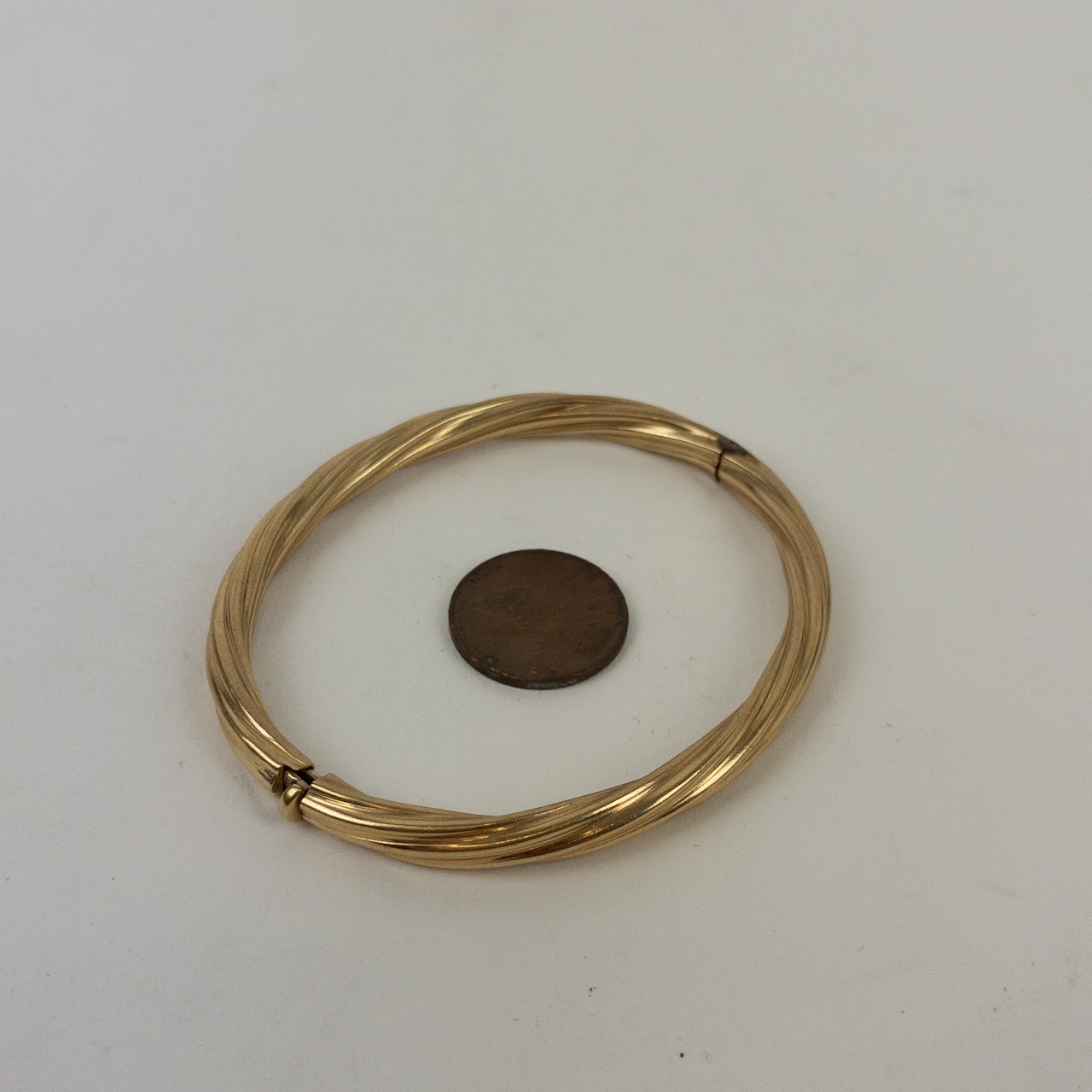 14K Gold Rope Bracelet