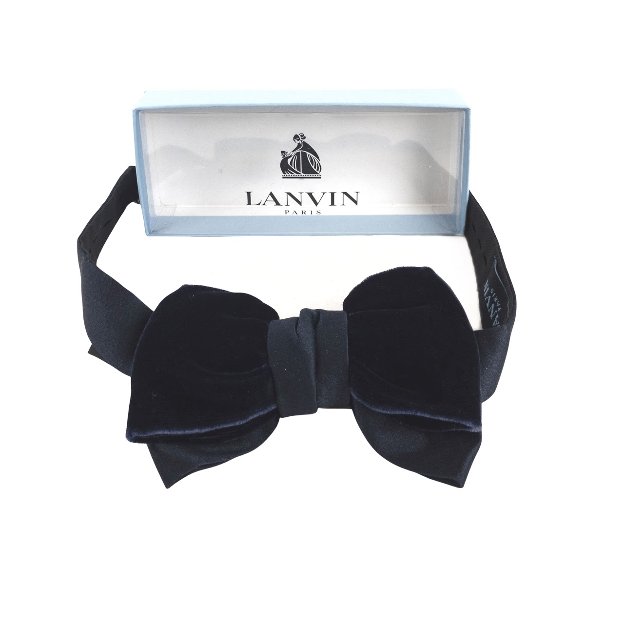 Lanvin Velvet Bow Tie