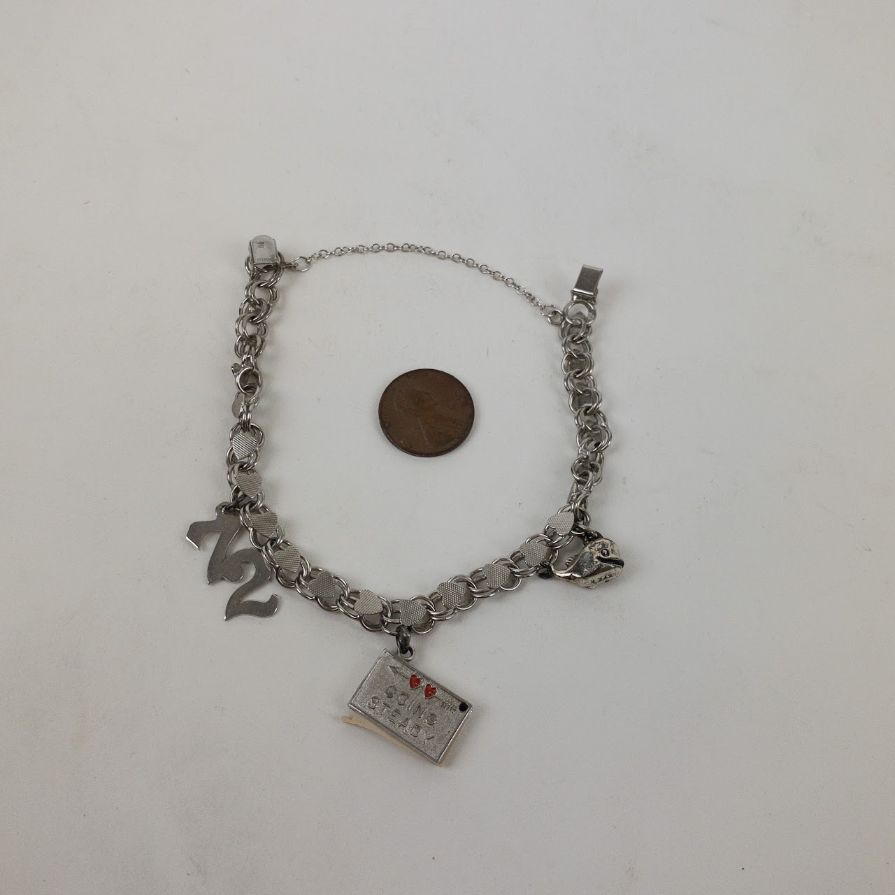 Sterling Silver Charm Bracelet