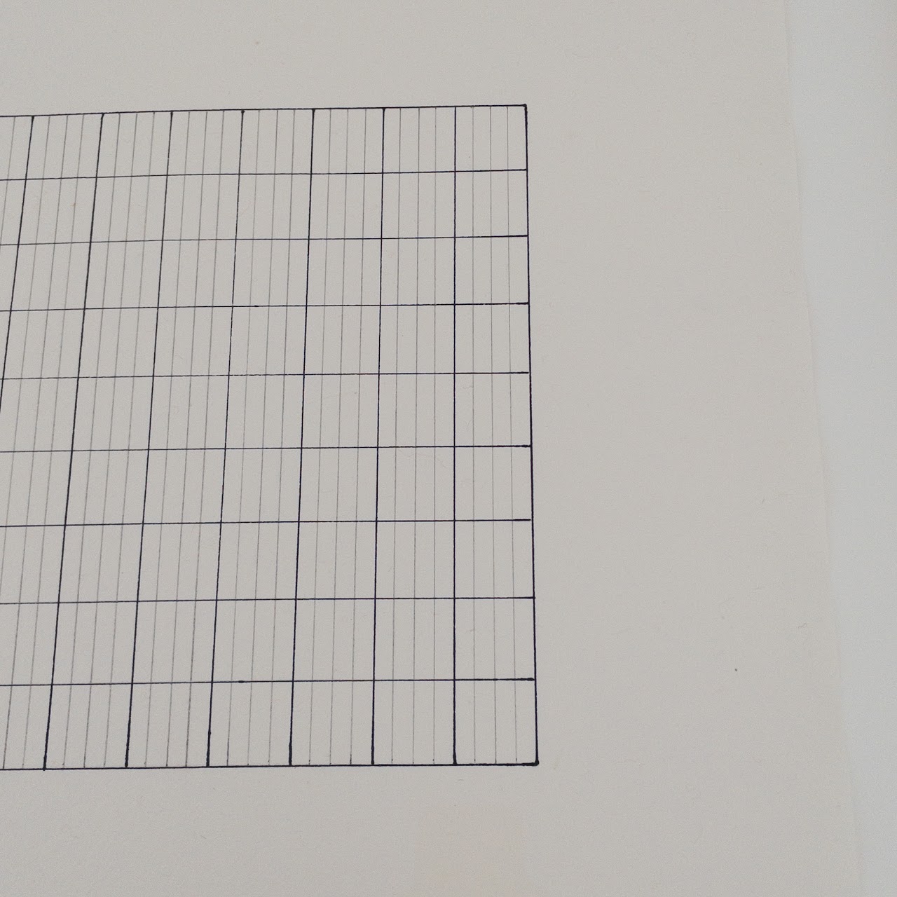 Minimalist Geometric Signed Ink Drawing