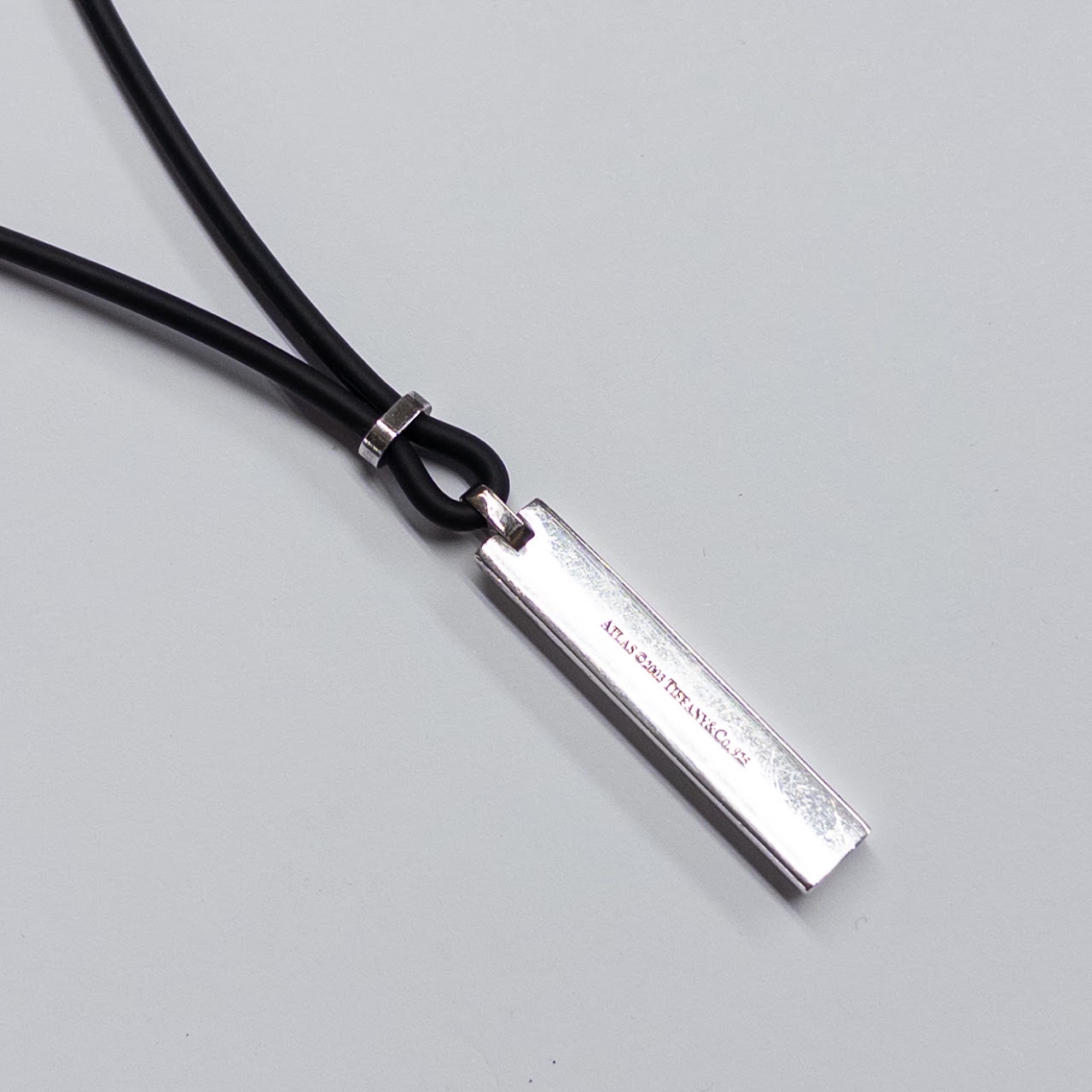 Tiffany & Co. Sterling Silver Atlas Pendant Necklace