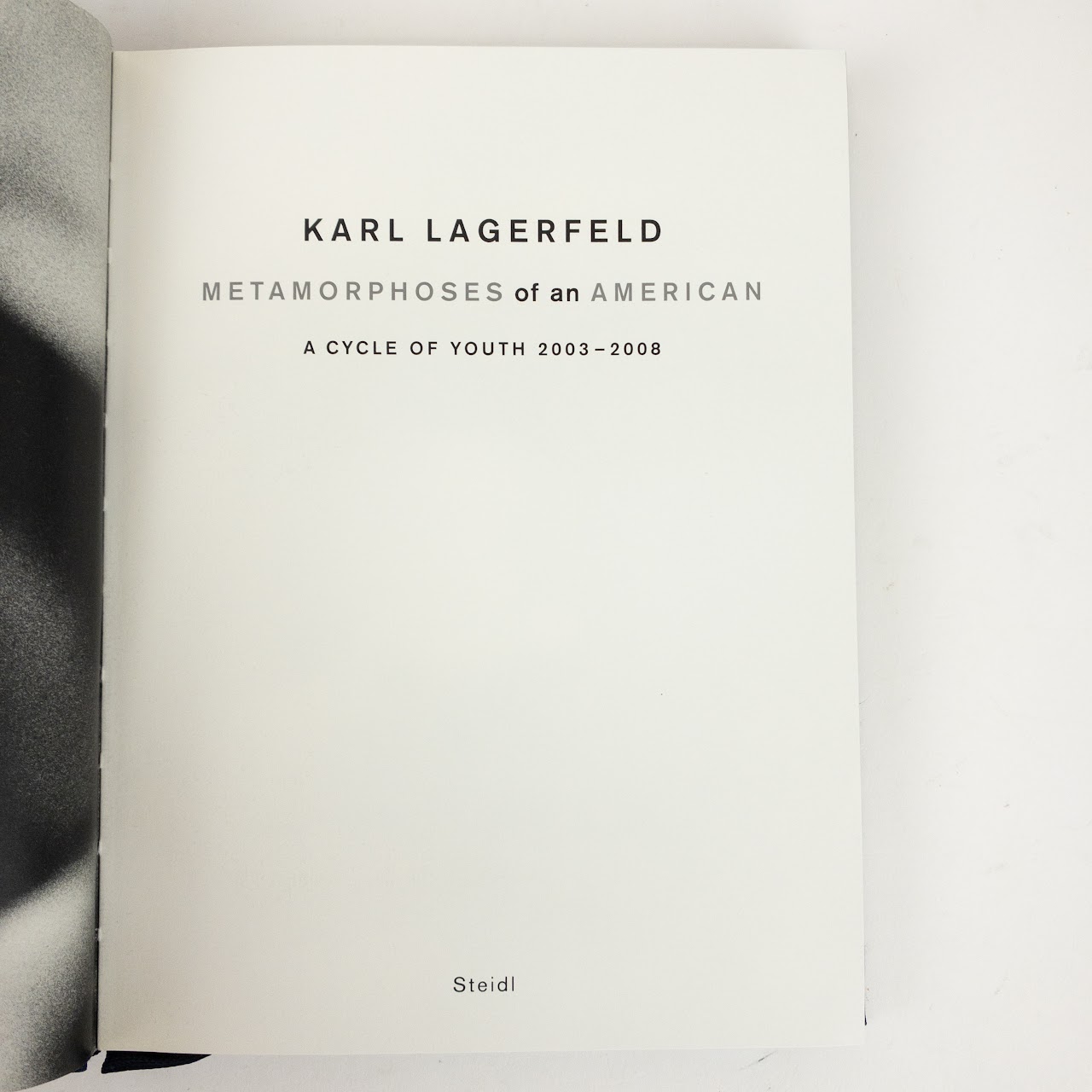 Karl Lagerfeld SIGNED 'Metamorphoses of an American' Book Set