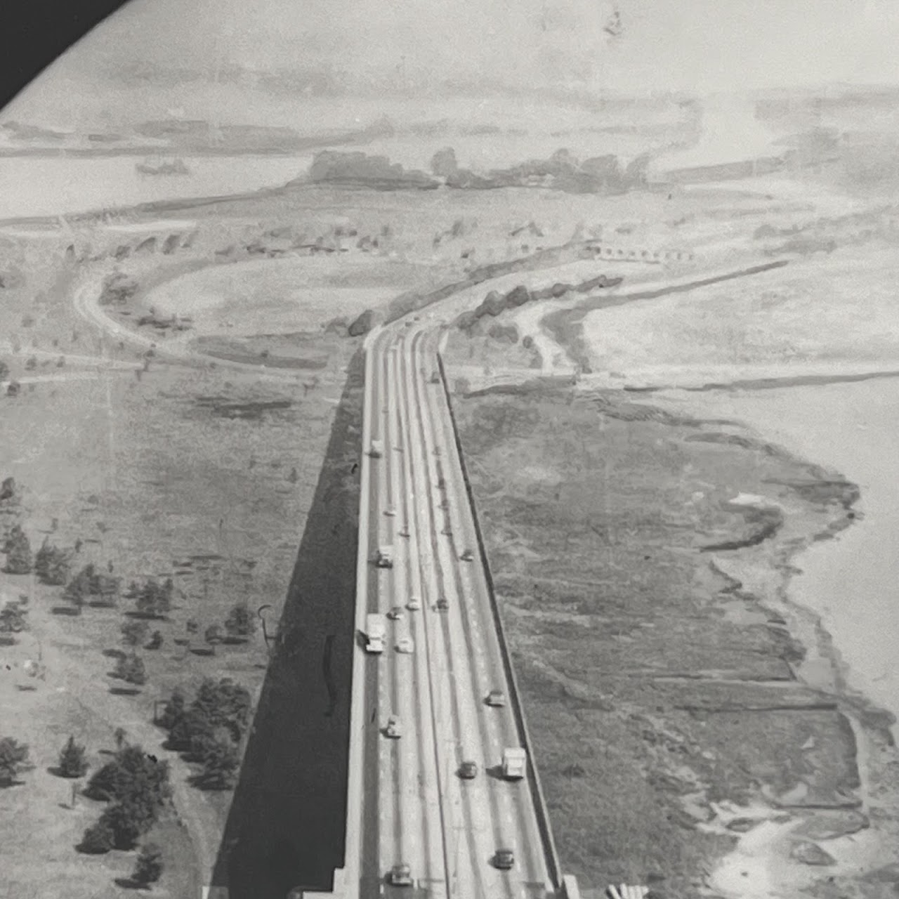 Ernie Sisto 'Whitestone Bridge, Painter' Silver Gelatin Photograph