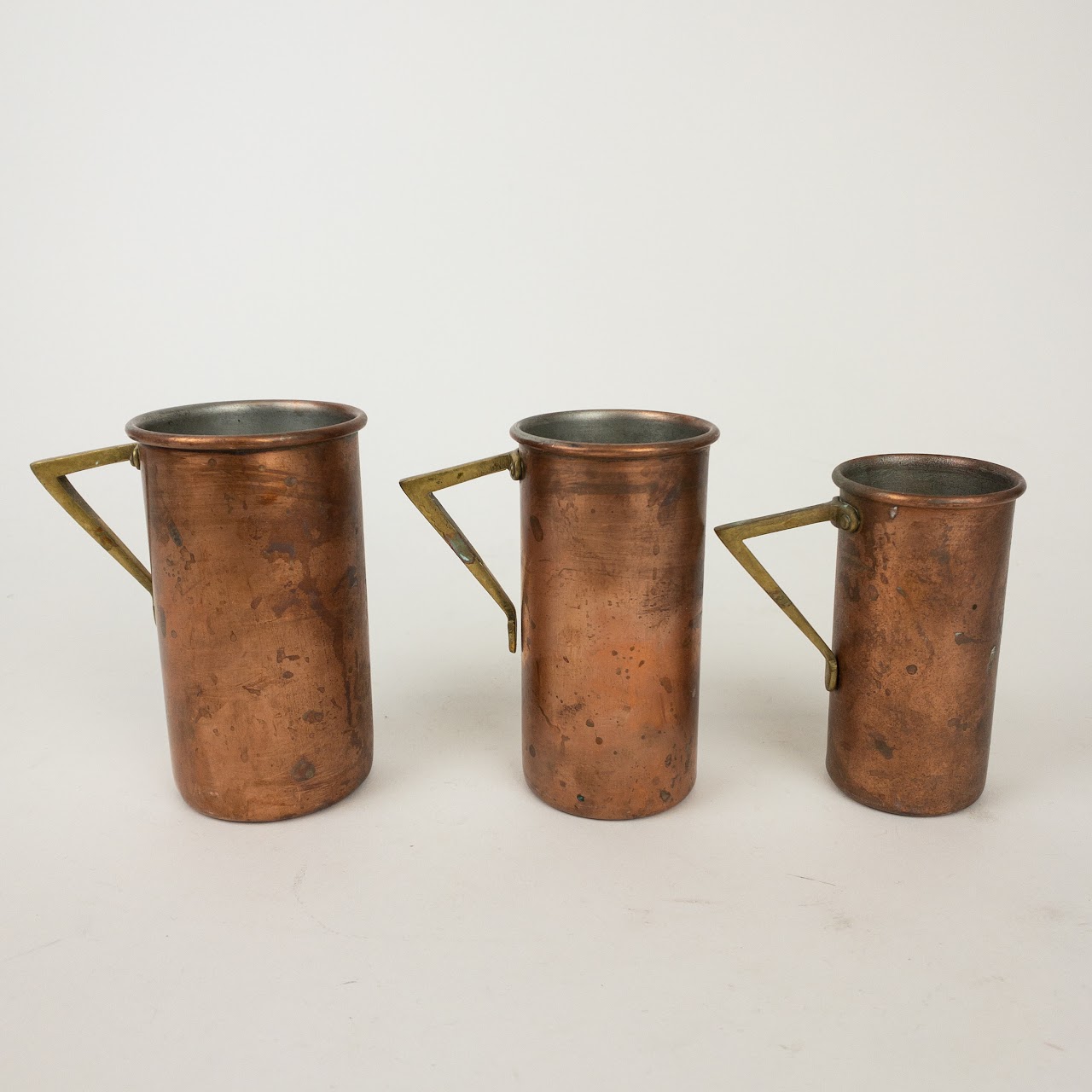 Copper Measuring Cup Set