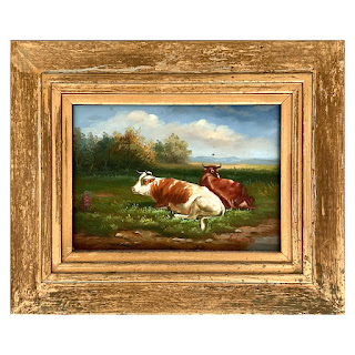 A. Ladd Pastoral Oil Painting