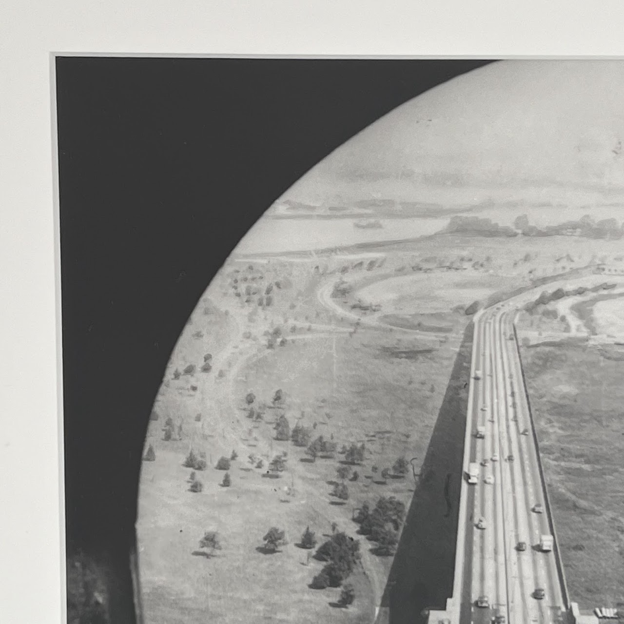 Ernie Sisto 'Whitestone Bridge, Painter' Silver Gelatin Photograph