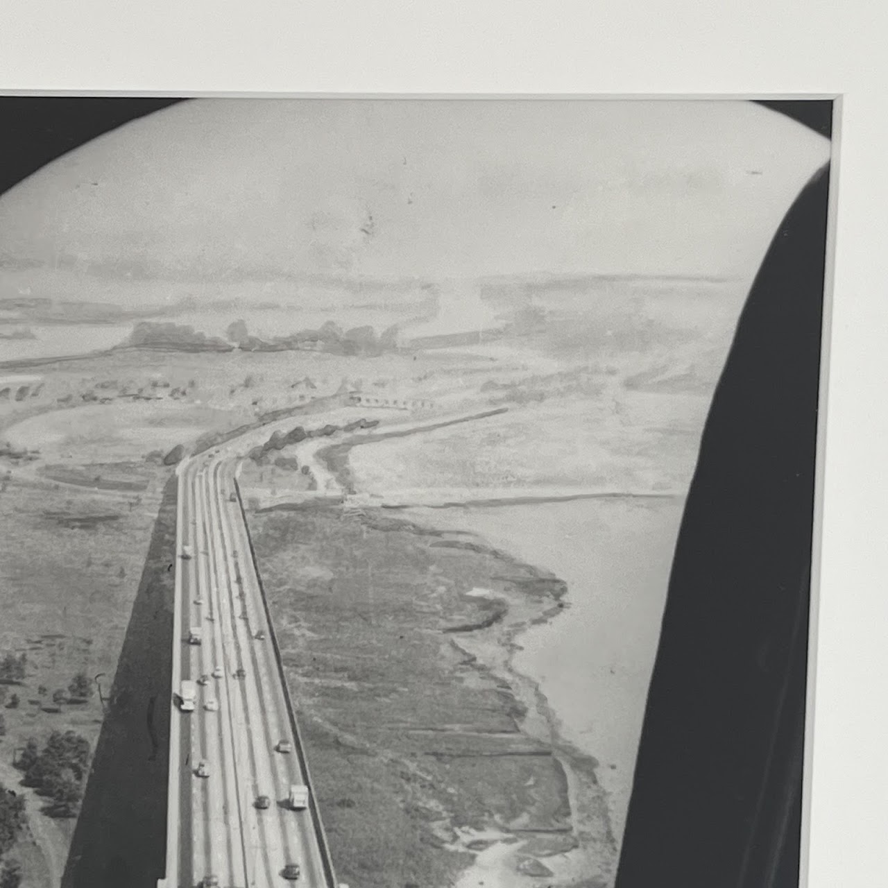 Ernie Sisto 'Whitestone Bridge, Painter' Silver Gelatin Photograph