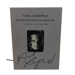 Karl Lagerfeld SIGNED 'Metamorphoses of an American' Book Set