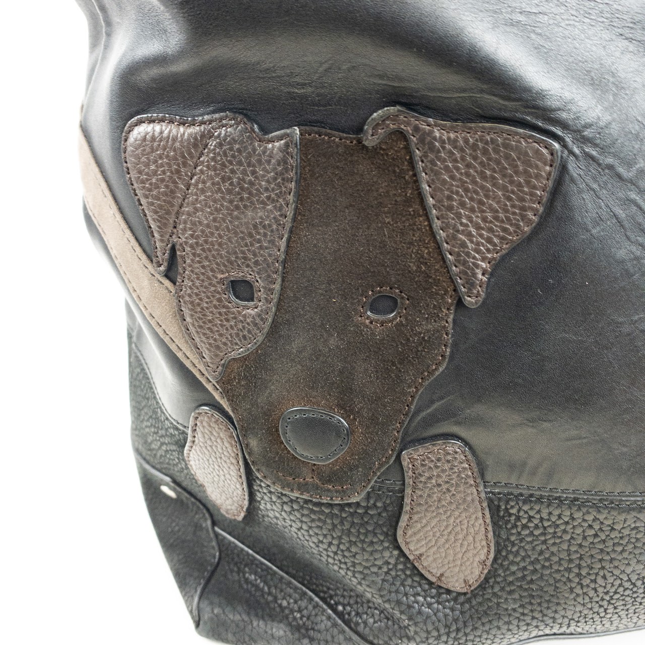 Jack Spade 'Work Like a Dog' Leather Tote