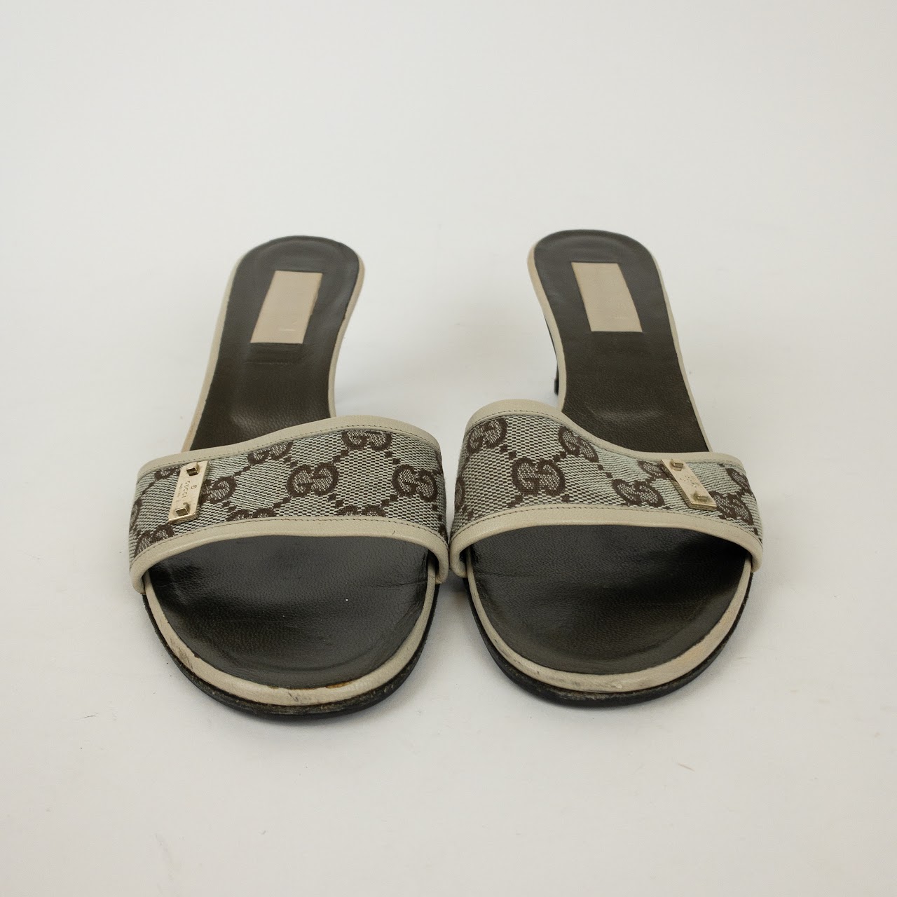 Gucci GG Monogram Canvas Slides