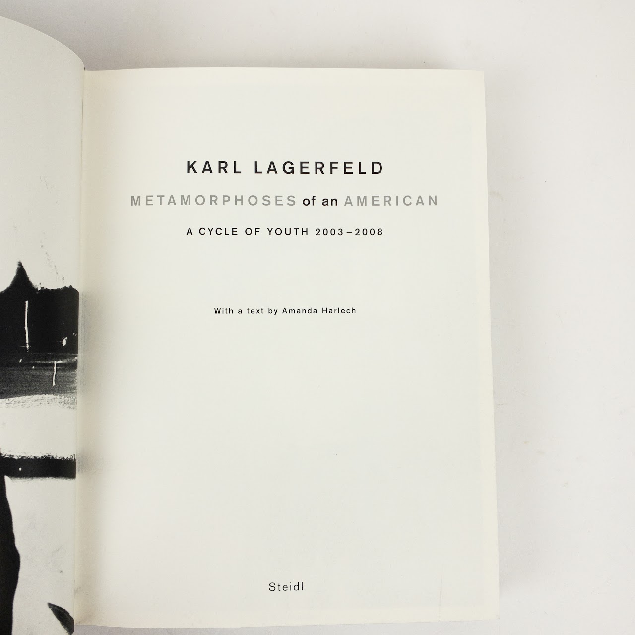 Karl Lagerfeld SIGNED 'Metamorphoses of an American' Book Set