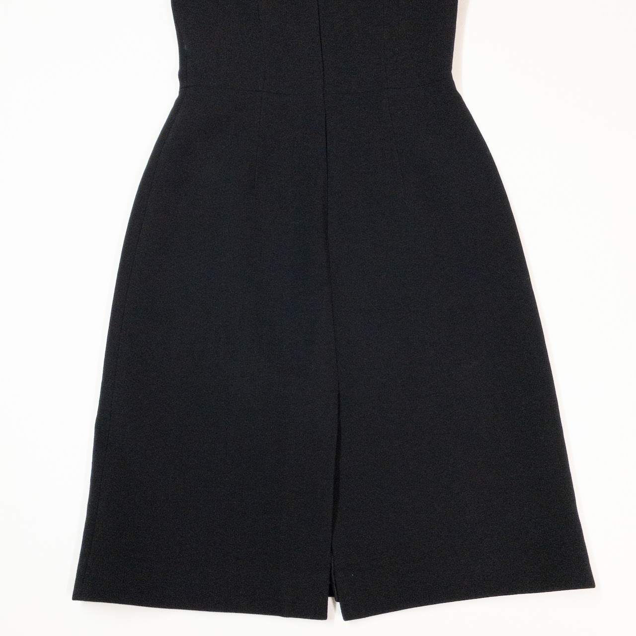 Prada Wool Crepe Sheath Dress