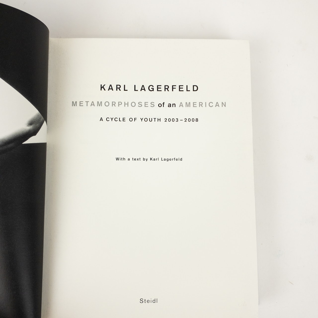 Karl Lagerfeld SIGNED 'Metamorphoses of an American' Book Set