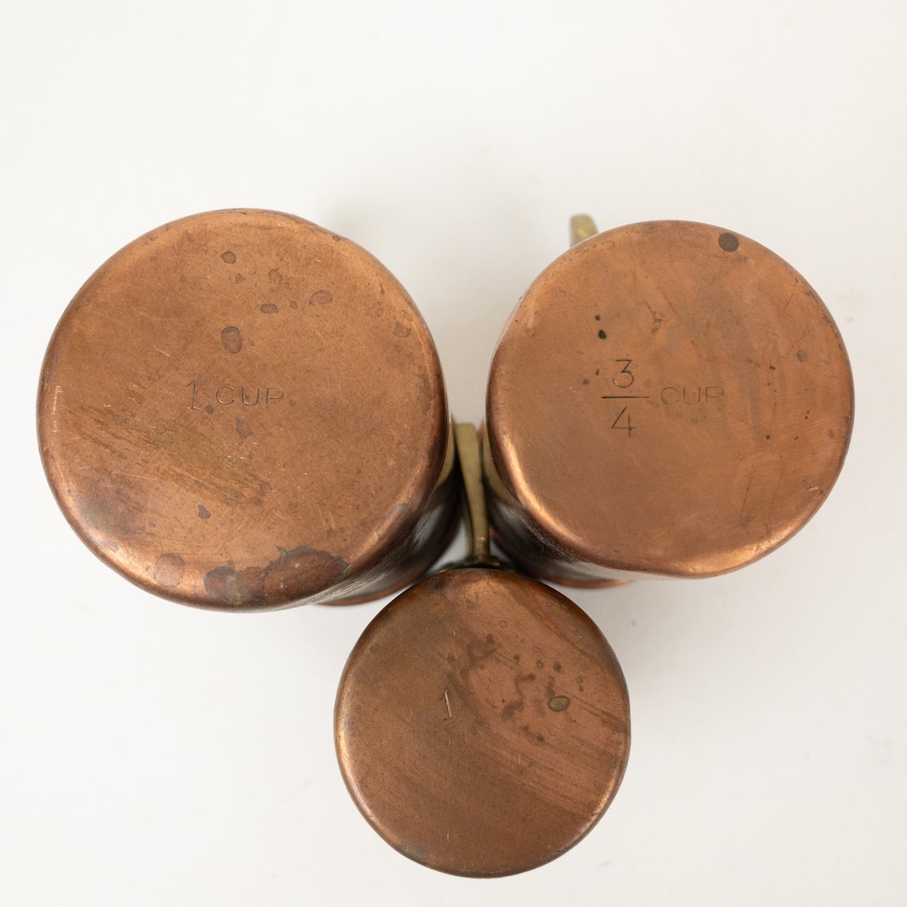 Copper Measuring Cup Set