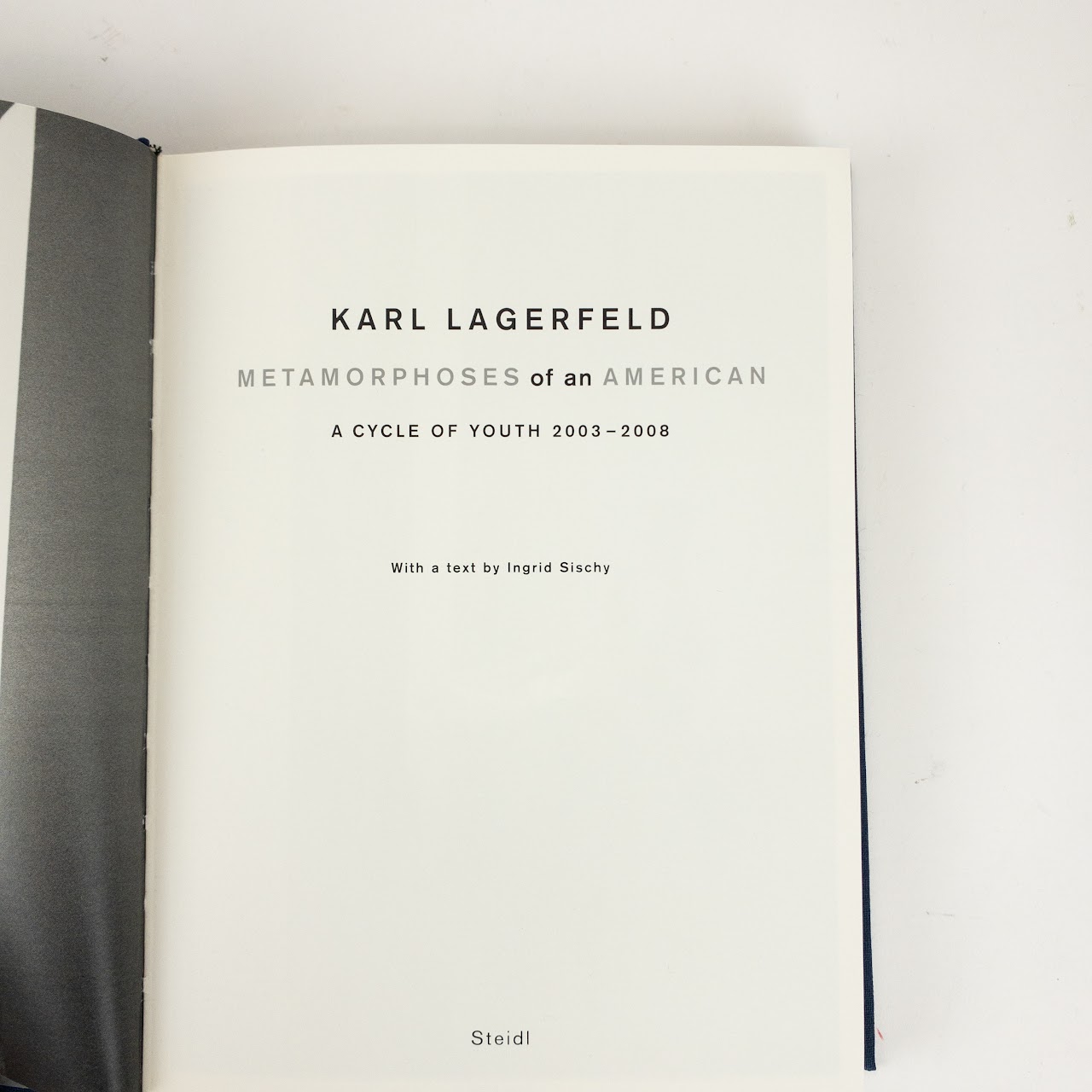 Karl Lagerfeld SIGNED 'Metamorphoses of an American' Book Set