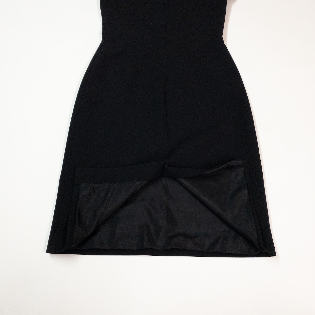 Prada Wool Crepe Sheath Dress