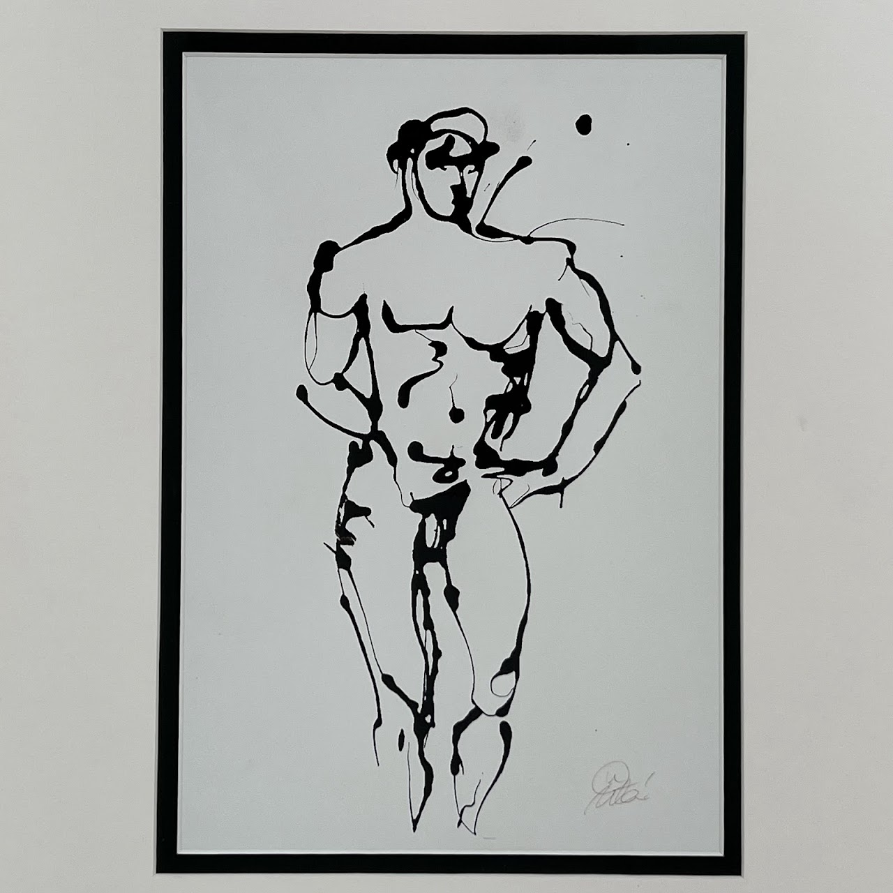 Uta Brauser Signed Contemporary Figural Print