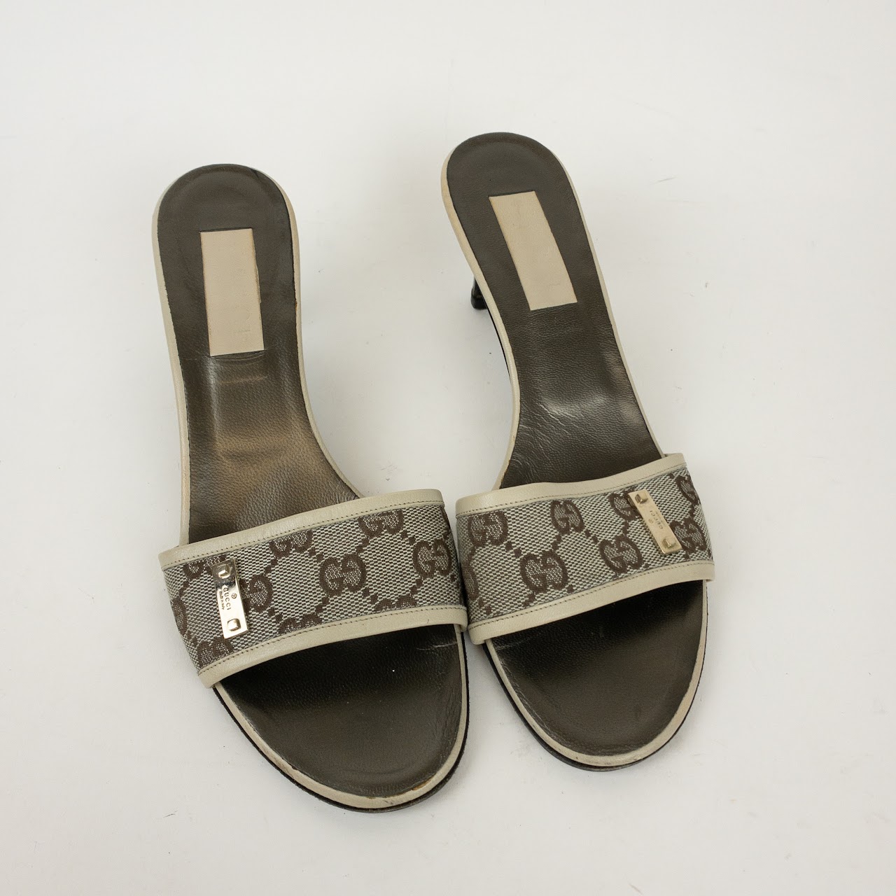 Gucci GG Monogram Canvas Slides