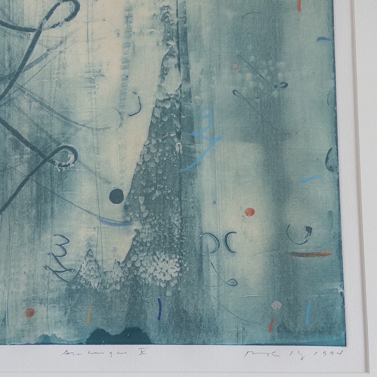 Robert Kelly 'Arabesque V' Signed Aquatint Etching