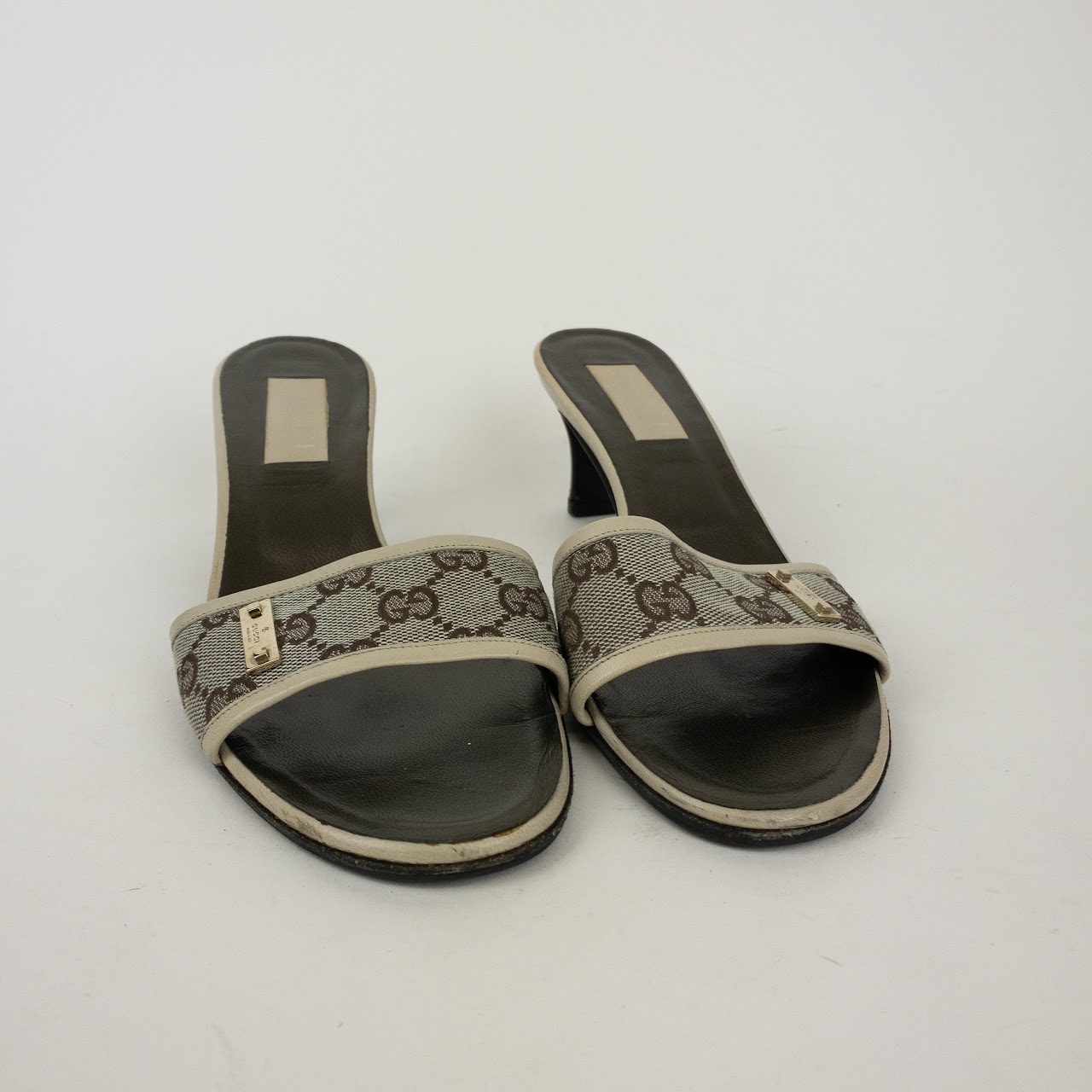 Gucci GG Monogram Canvas Slides