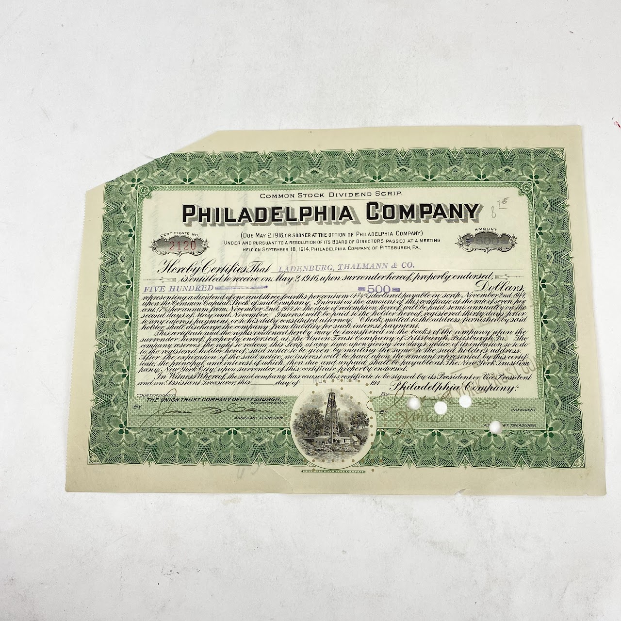 1920's Stock Certificate Lot of 36