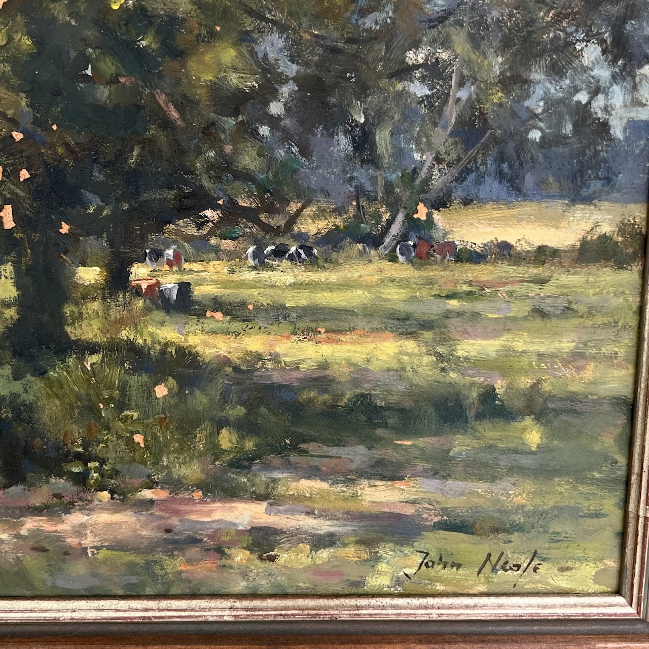 John Neale Signed Oil Landscape Painting