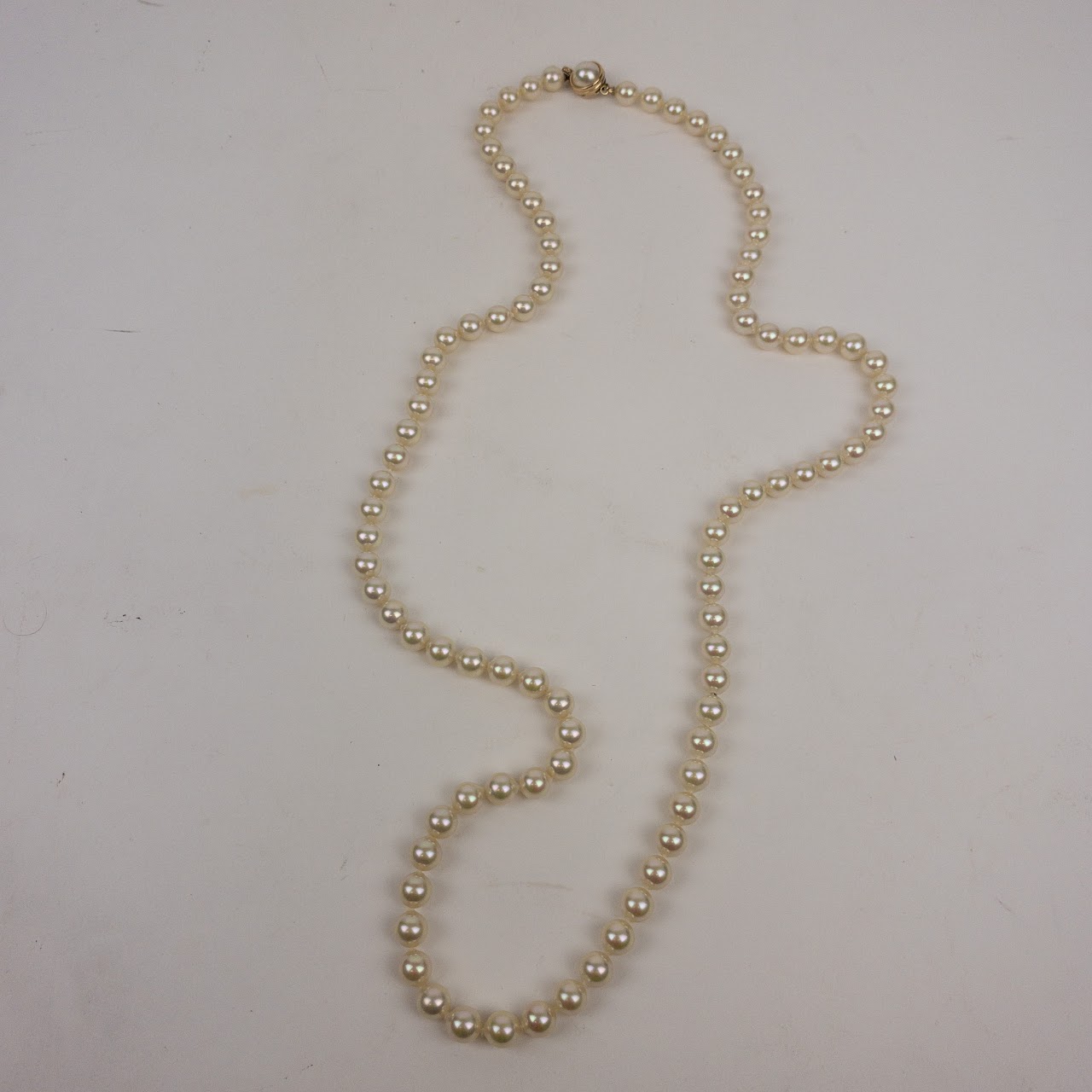 Majorica Faux Pearl Strand Necklace