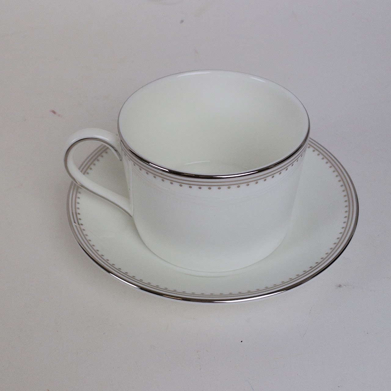 Service for Eight NEW Vera Wang x Wedgwood Grosgrain Pattern China