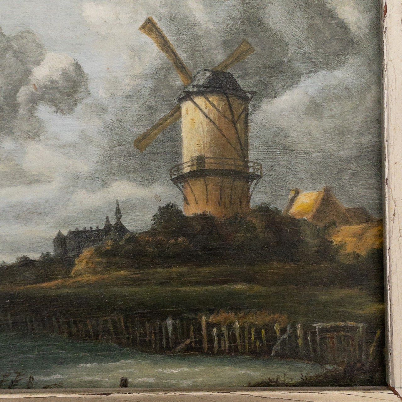 After Jacob Van Ruisdael 'Windmill at Wijk bij Duurstede' Oil Painting