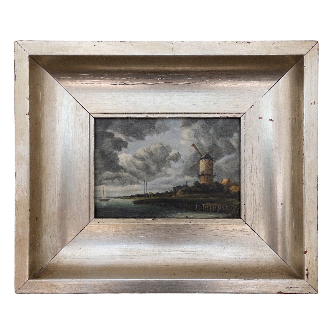 After Jacob Van Ruisdael 'Windmill at Wijk bij Duurstede' Oil Painting