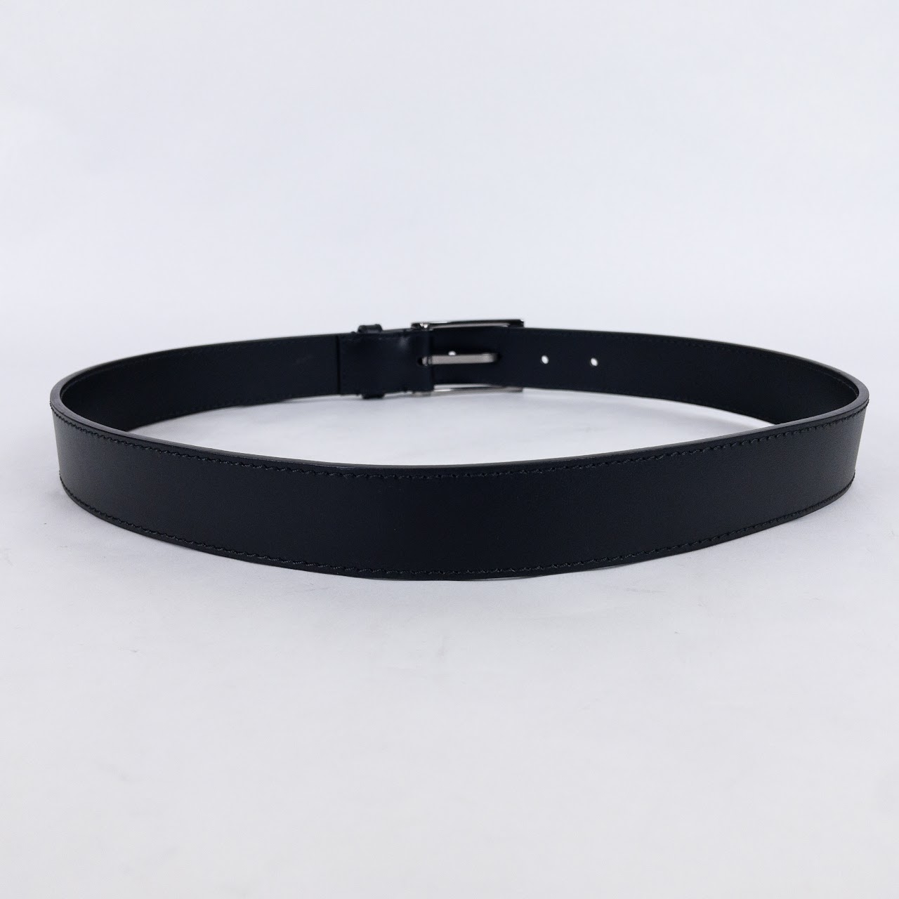 Burberry Black Leather Belt