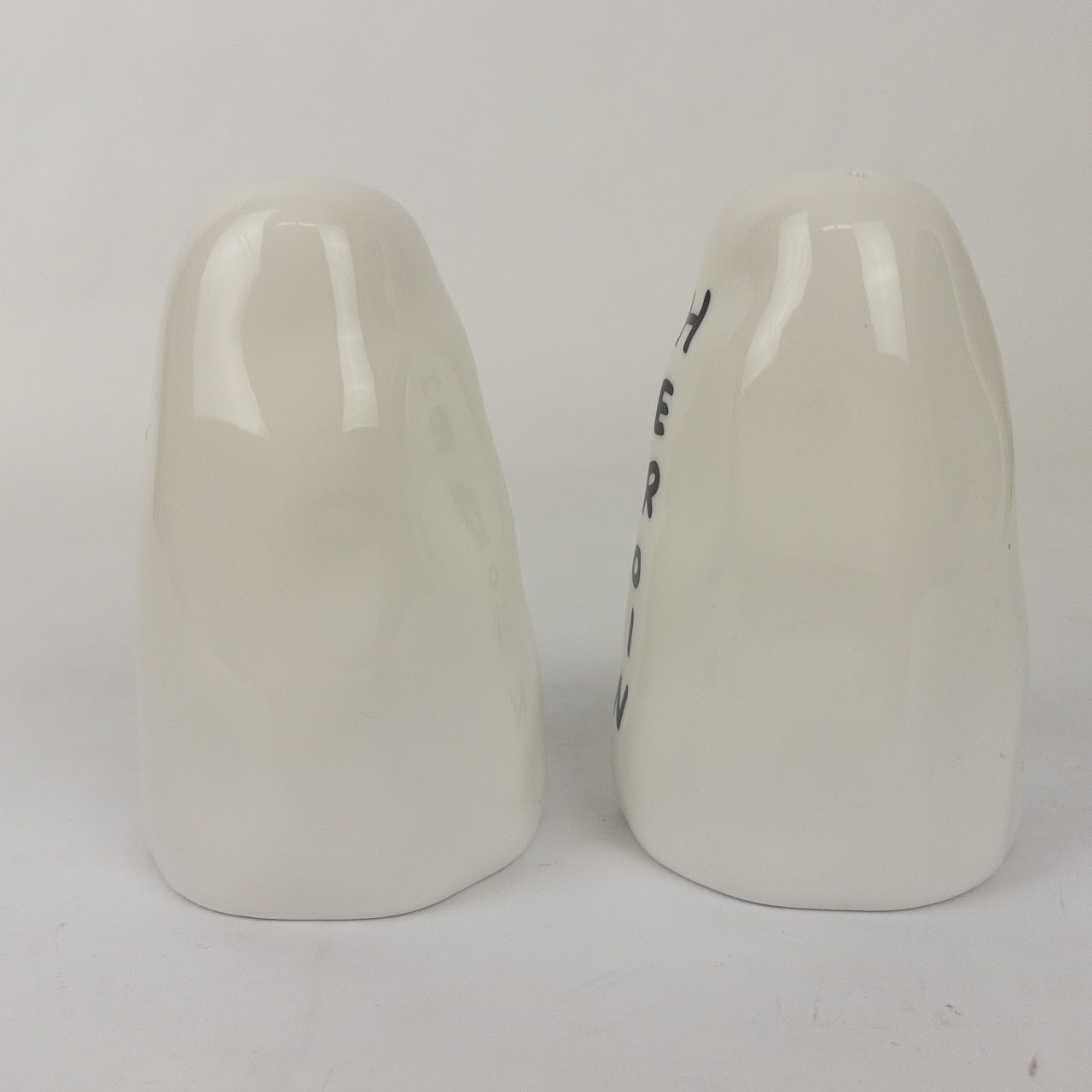 David Shrigley NEW Salt And Pepper Shakers