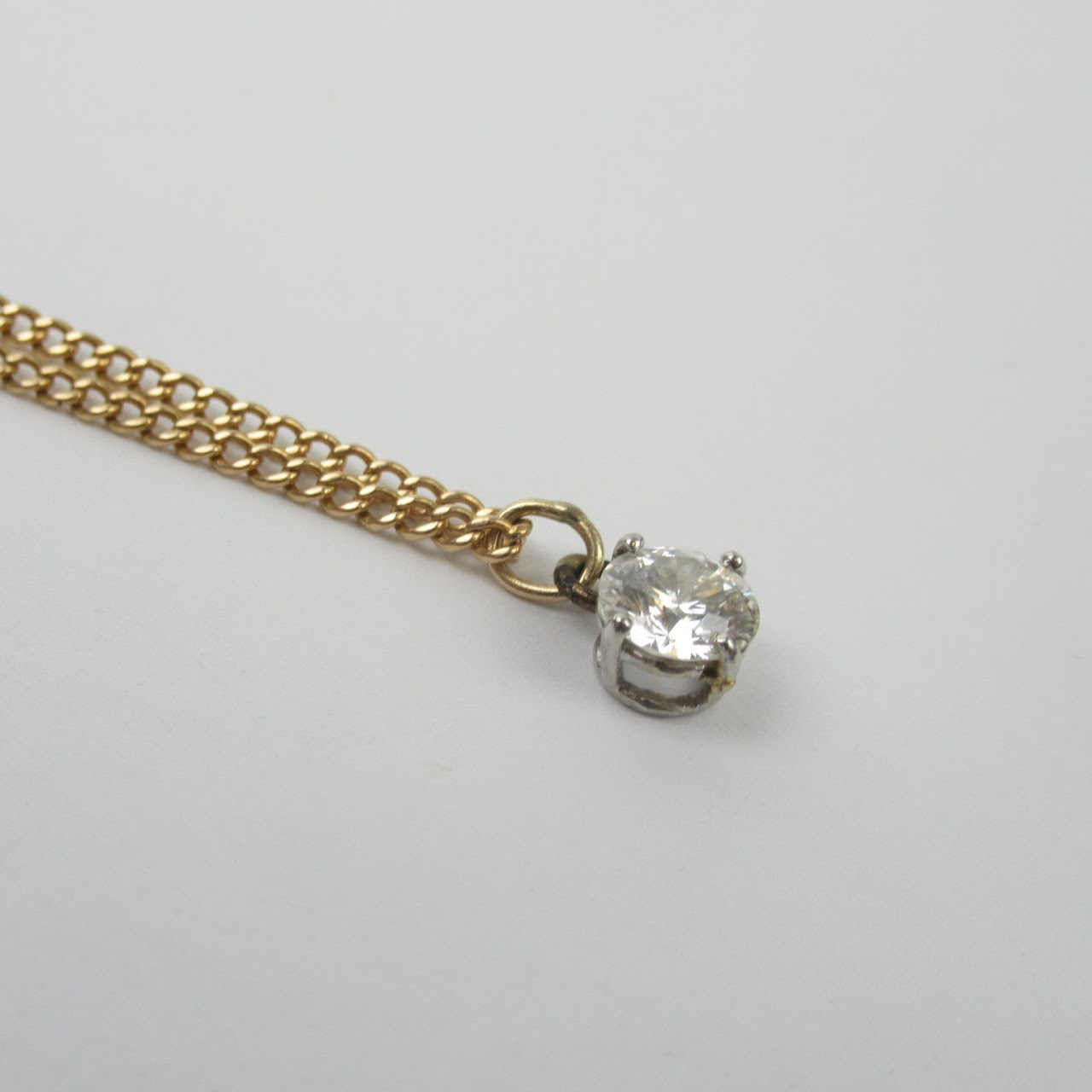 14K Gold & Diamond Pendant Necklace